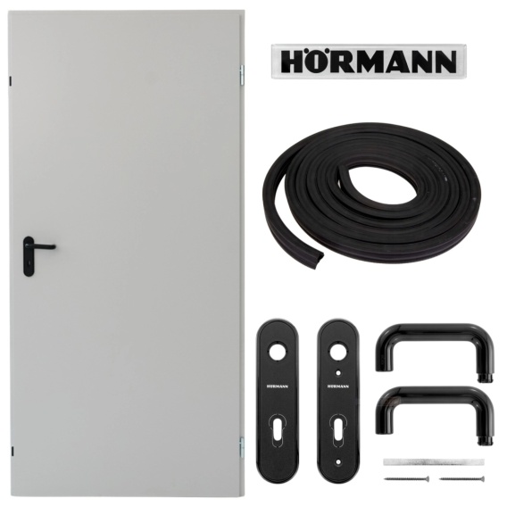 Drzwi Techniczne Szare Hormann ZK ISO 100cm 1000 x 2000 RAL7035 > Hormann